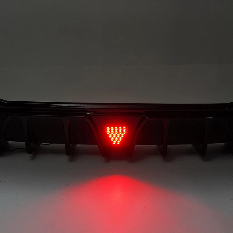 Gloss Black Rear Diffuser Lip with LED for 2023-2025 Honda CR-V Hybrid