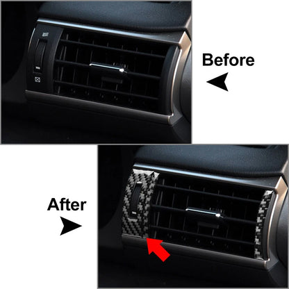 Carbon Look Side Air Vent Outlet Cover Trim for Lexus RC300 RC350 RC200T (15-24)