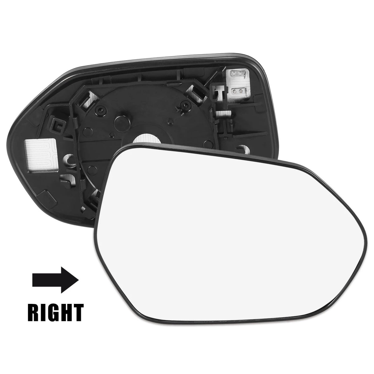 Heated Mirror Glass with Backing Plate for Toyota Camry (2012-2017)