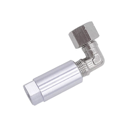 Fuel Rail Pressure Gauge Adapter & 90 Degree Swivel Fitting for Ford