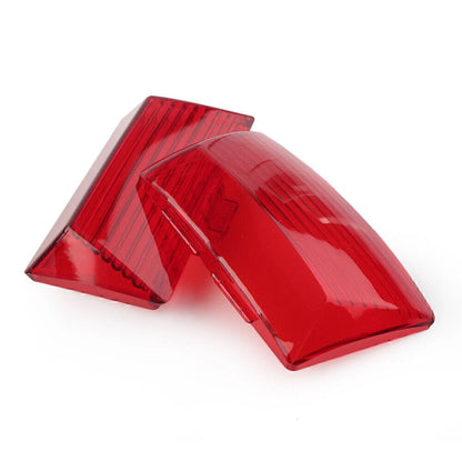 Red Rear Fender Tip Mud Guard Light Lens Cover for Harley Touring (2014-2023)