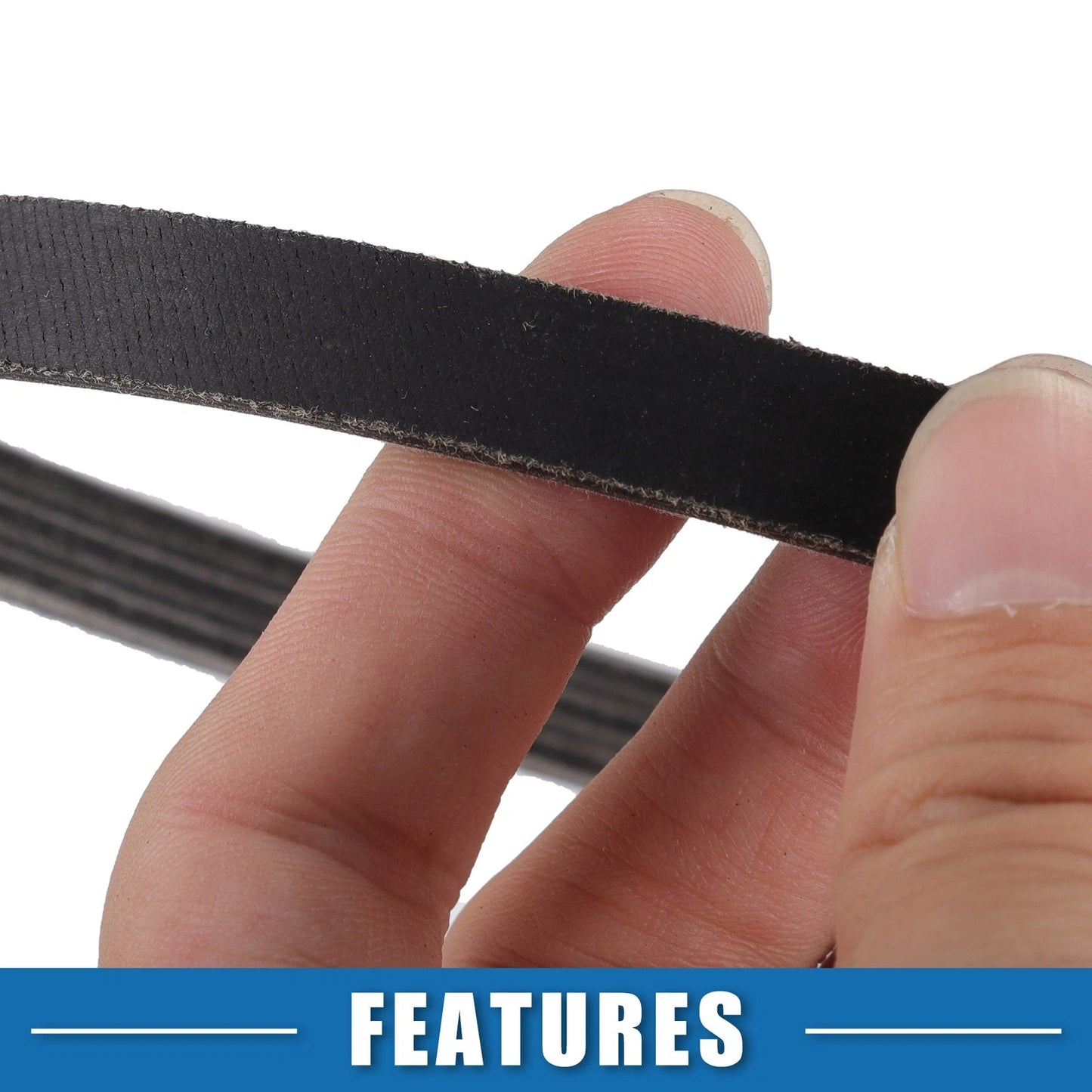 3 x Car Serpentine Belts for Toyota Celica (1990-1997) EPDM Black