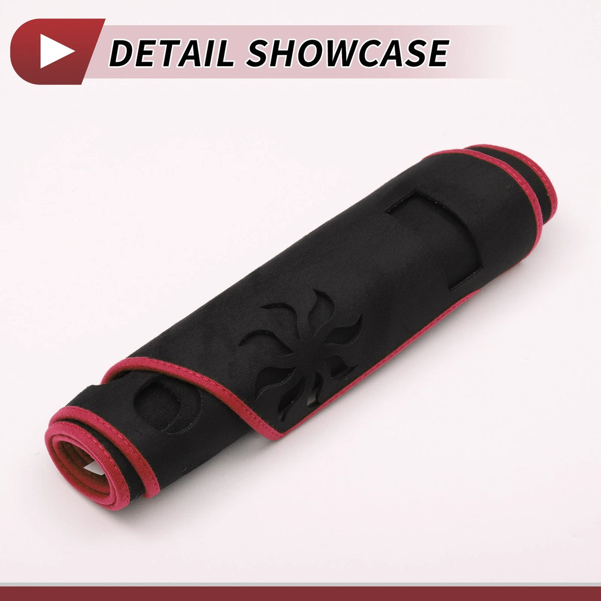 Dashboard Cover Mat for Toyota RAV4 2019-2021 Sun Protector Pad Black Red