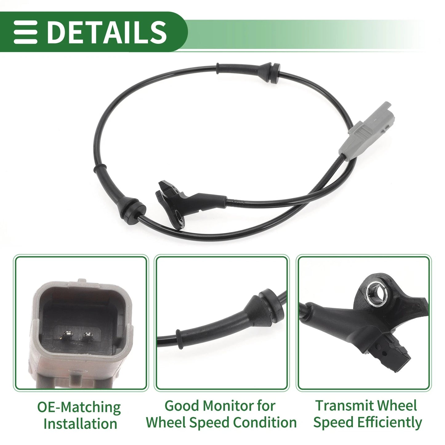 ABS Wheel Speed Sensor for Peugeot 307 (2007-2013)