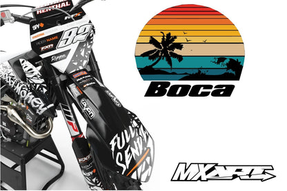 KTM SX 125 Sticker Kit Boca Style Custom Decals (2013-2015)