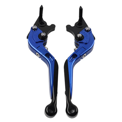 Blue Extendable Brake Clutch Levers for Aprilia Tuono V4 1100RR (2017-2021)