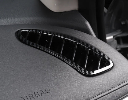 Carbon Fiber Front Upper Air Vent Outlet Cover Trim for Hyundai Sonata (2020-2023)
