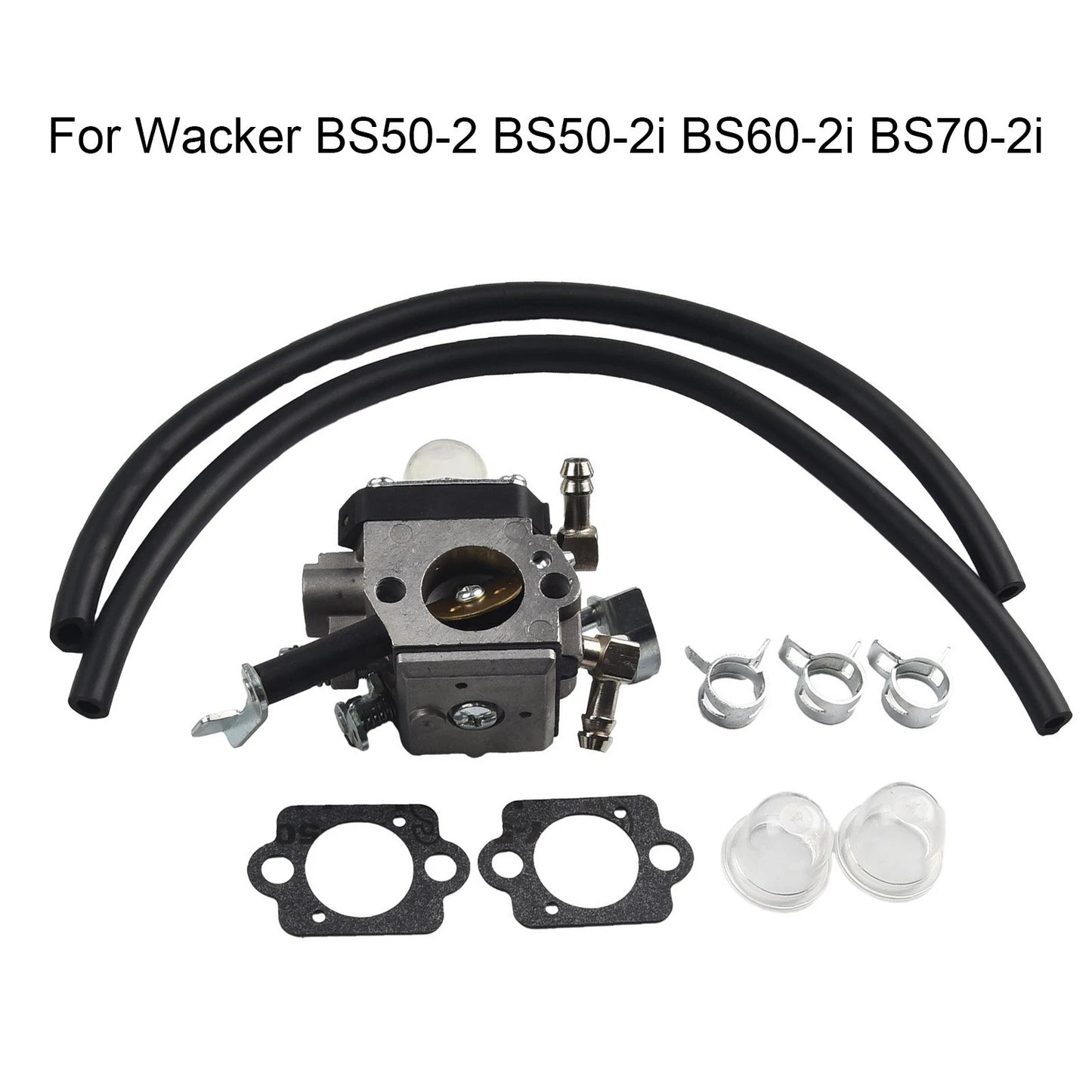 Carburetor for Wacker BS50-2/BS50-2i/BS60-2i Volvo Fuel Pipe Kit