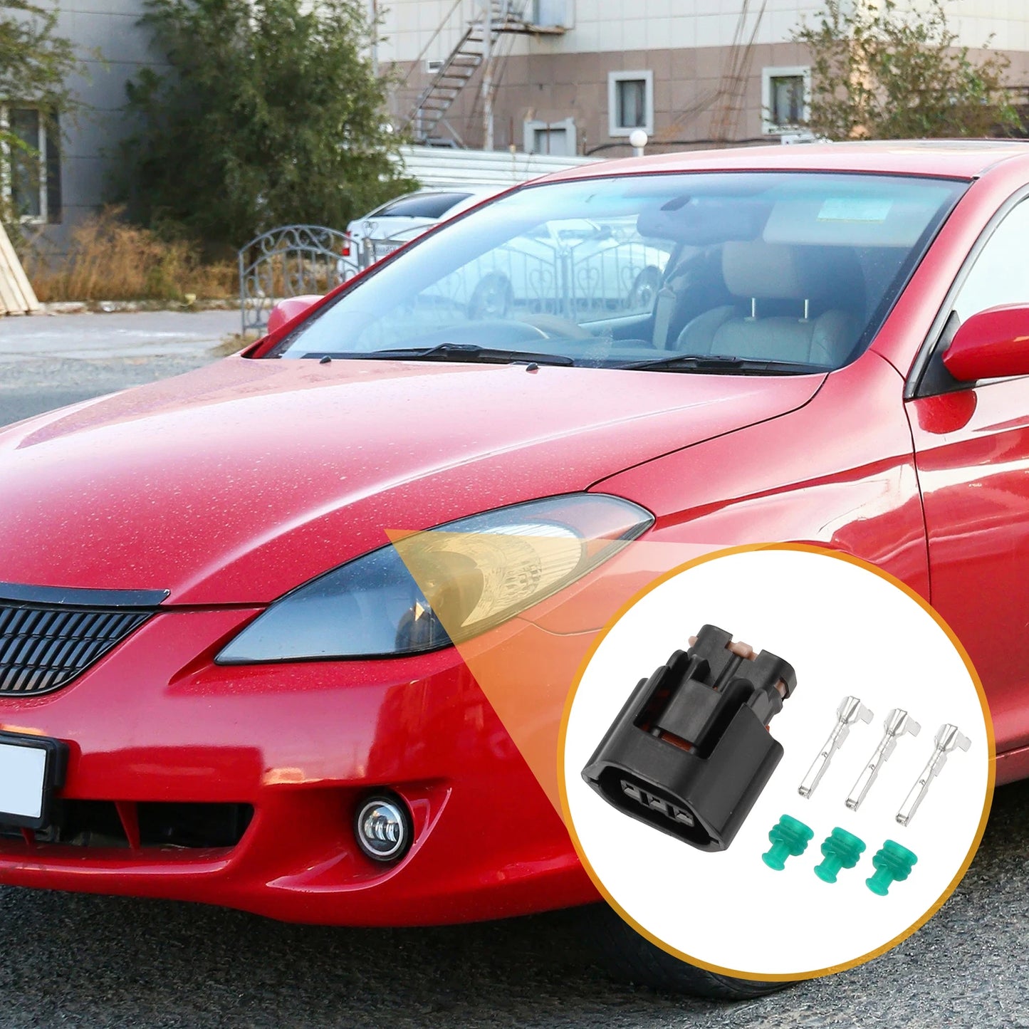3 Pin Crank Cam Speed Sensor Connector Plug for Mitsubishi Evo (1992-1994)
