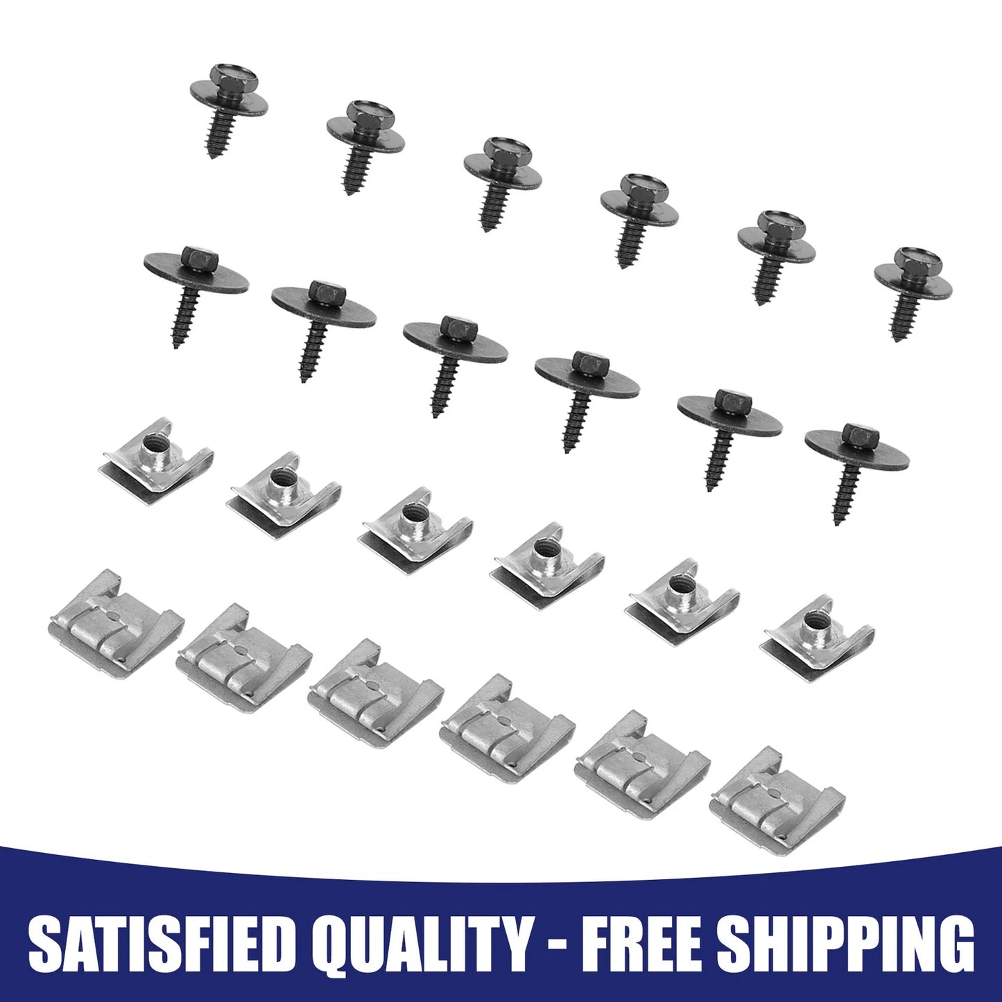 Engine Undertray Clips & Screws for Benz (24 pcs)