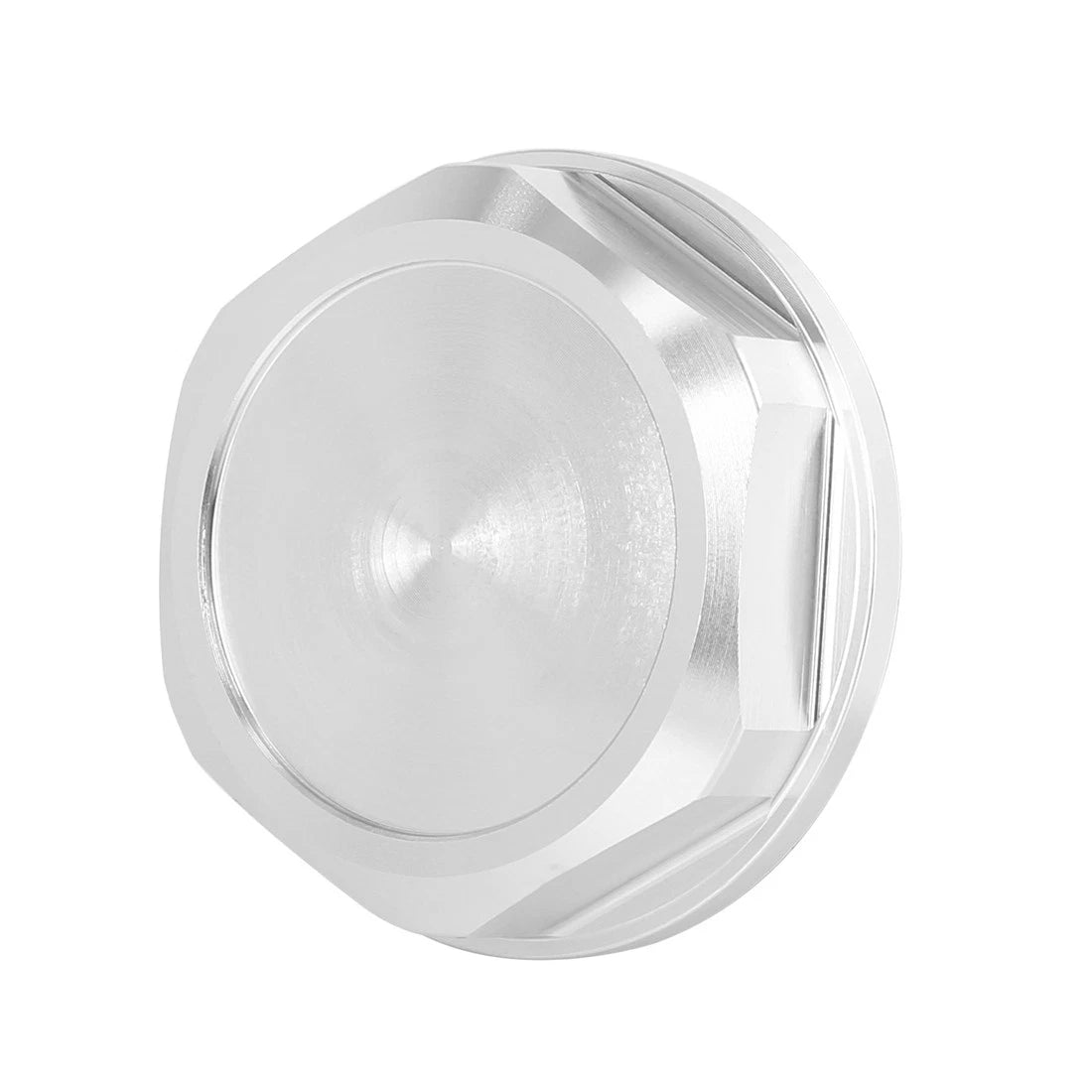 Silver Tone Aluminum Alloy Oil Filler Cover for Toyota