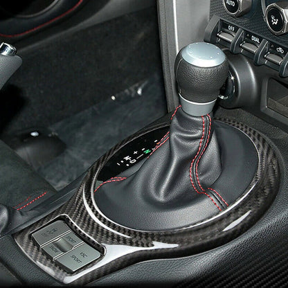 Carbon Fiber Gear Shift Cover for Subaru BRZ Scion FR-S (2013-2020)