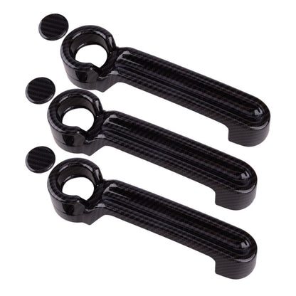 Carbon Fiber Door Handle & Tailgate Cover Overlays for Jeep Wrangler JK JKU