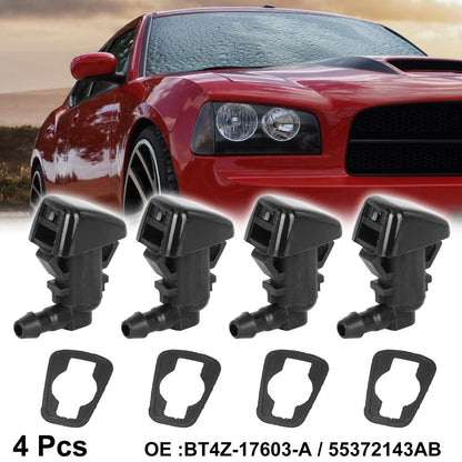 4pcs Windshield Washer Nozzles for Ford Edge, Lincoln MKX (2015-2023)