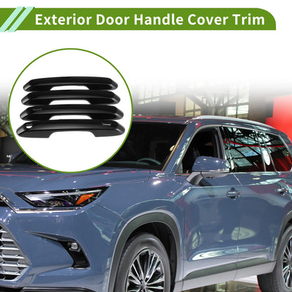 1 set Exterior Door Handle Cover for Toyota Grand Highlander (2023–2024)