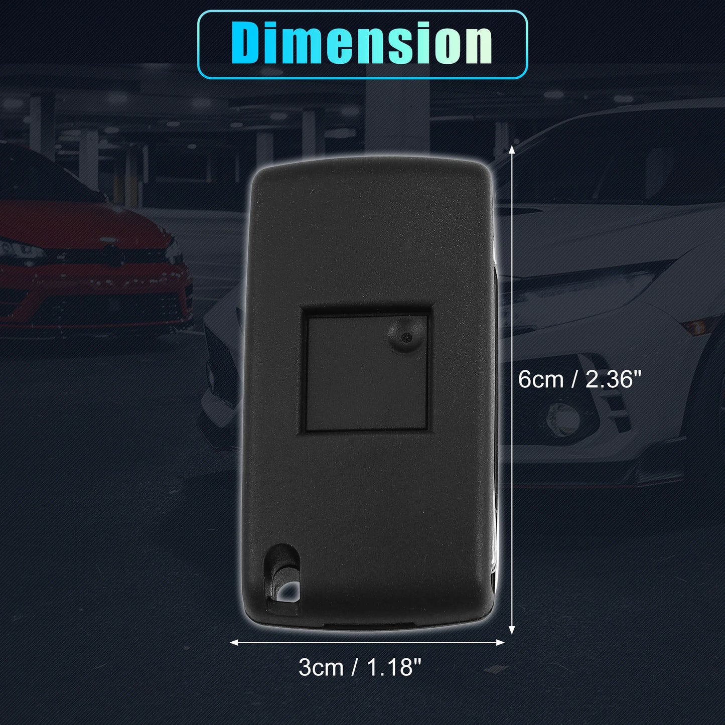 Keyless Entry Remote Key Shell for Citroen Peugeot