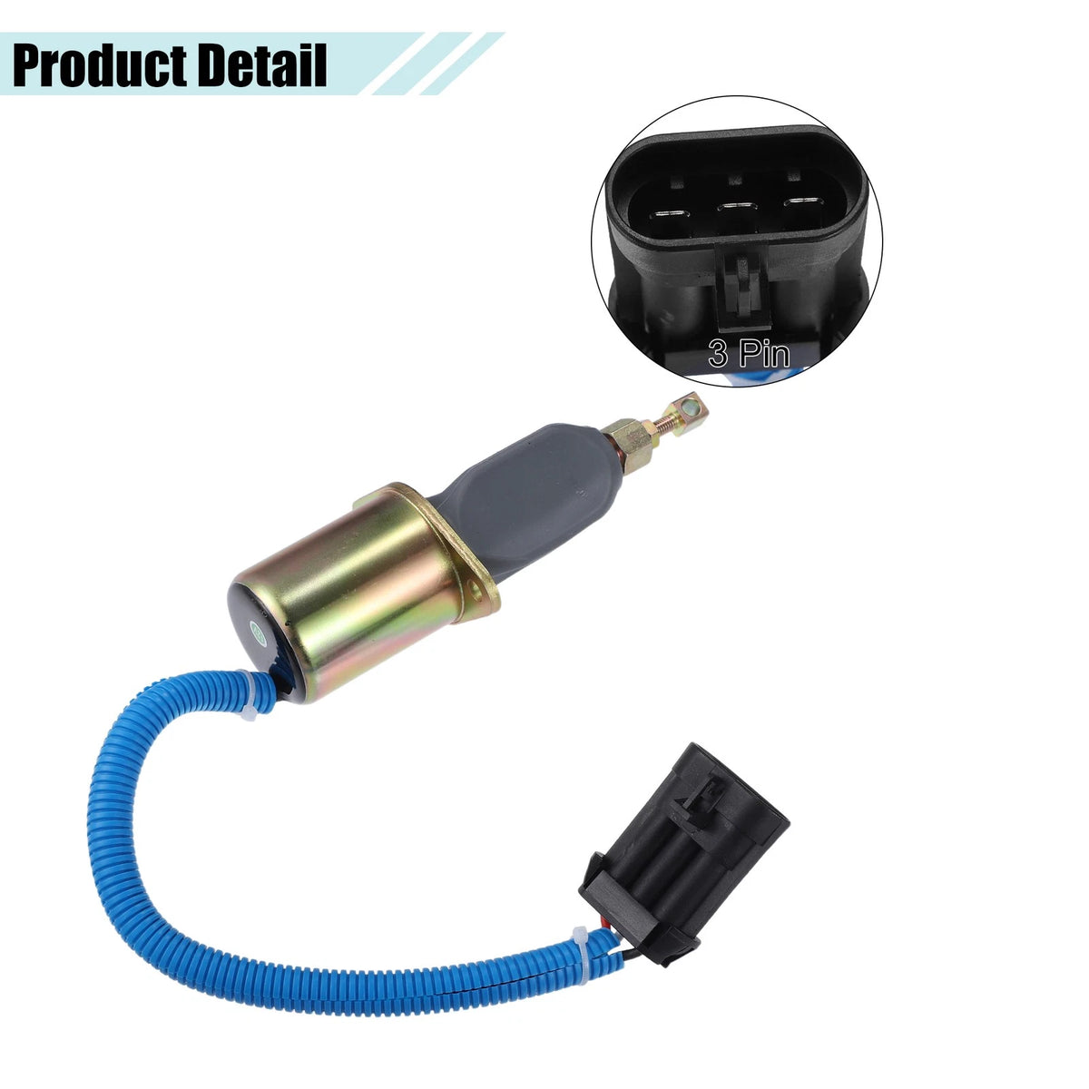 Fuel Shut Off Stop Solenoid Valve 5.9L for Dodge Ram 2500 (1994-1998)
