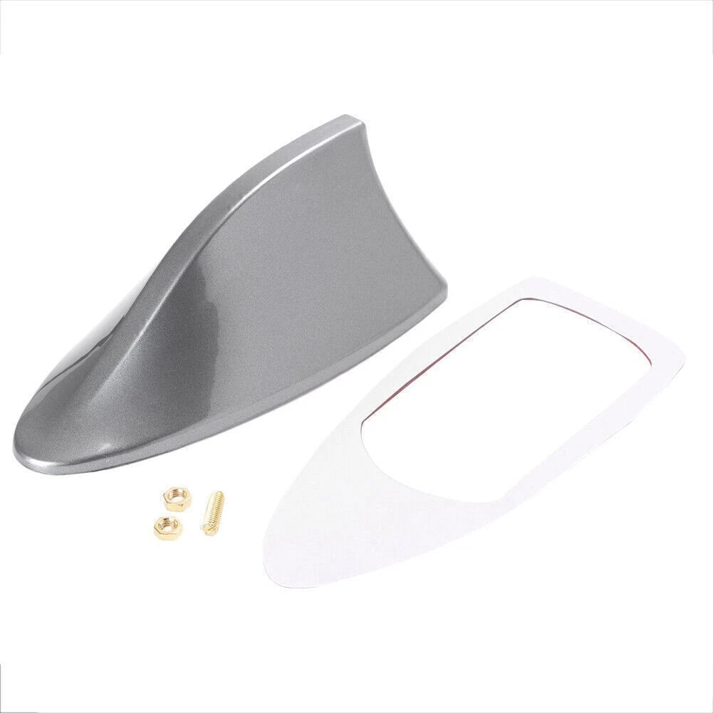 Shark Fin Antenna for Universal Car - FM/AM Radio Aerial Decor (No Drilling)