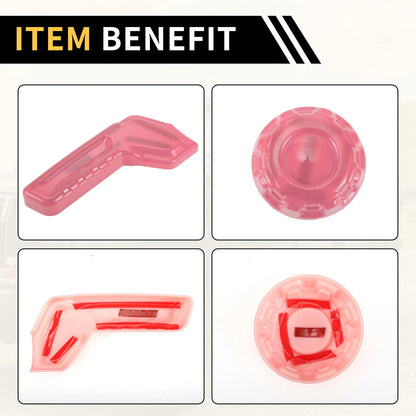 Seat Adjustment Button Cover Trim for Jeep Gladiator JT (2018-2024) - Pink