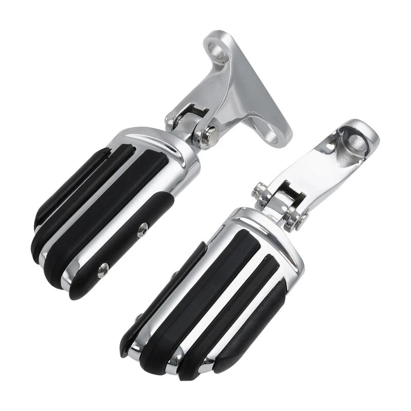 Chrome Passenger Footpeg Pegs for Harley CVO Street Road Glide (1993-2025)
