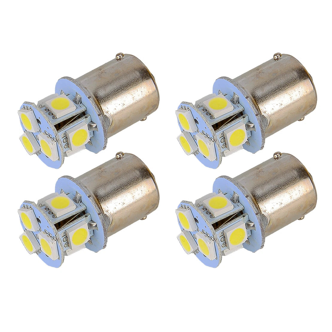 4Pcs 1156 BA15S LED 8SMD DRL Daytime Running Lights for Car