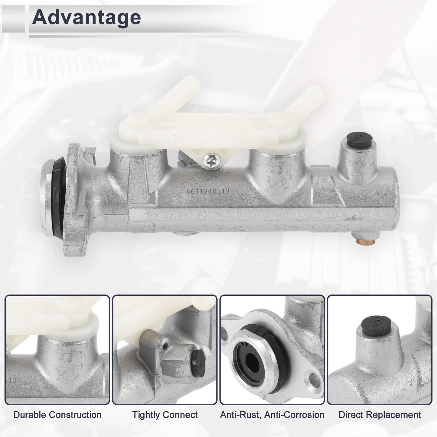 Brake Master Cylinder for Toyota Sienna (1998-2002) Aluminum Alloy
