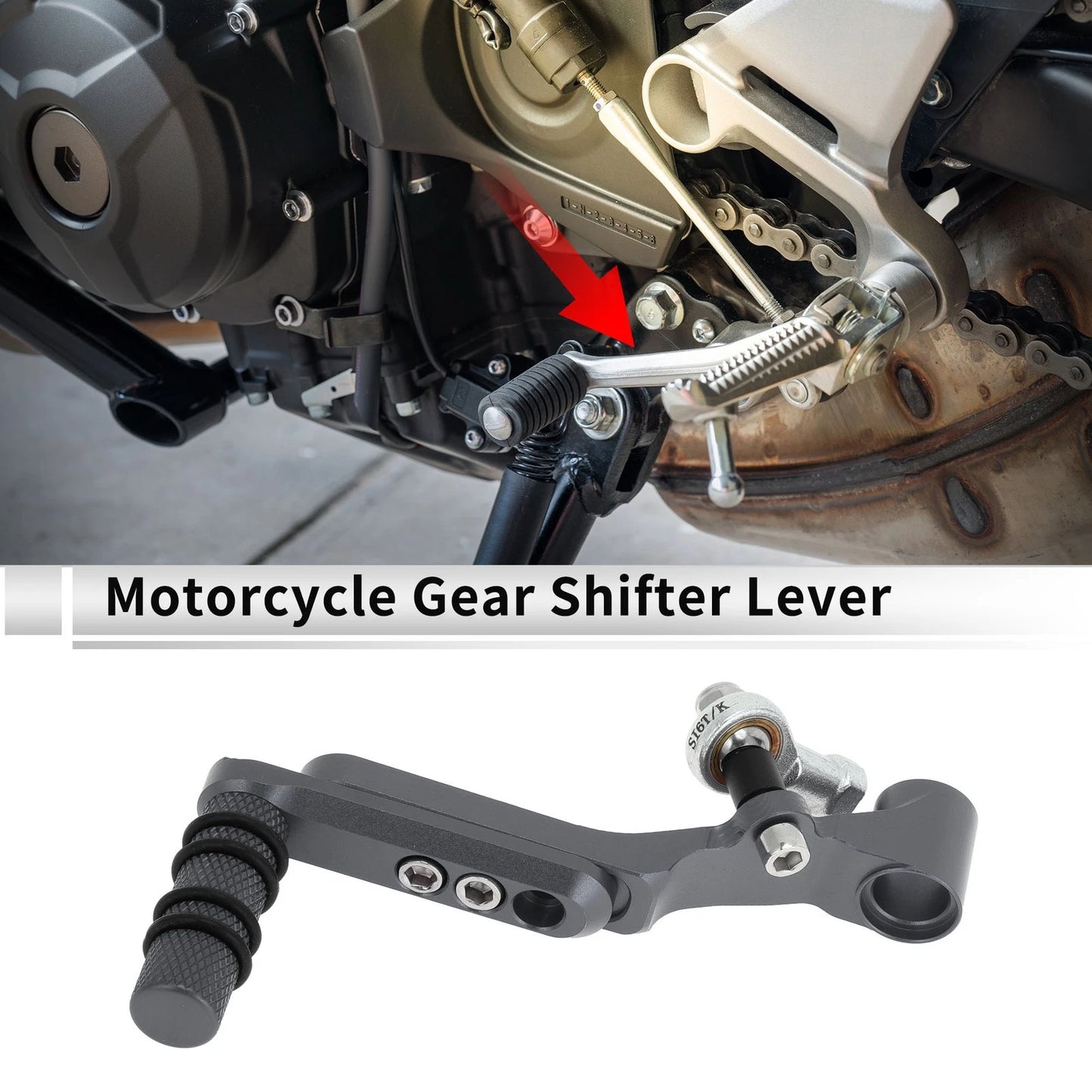 Shifter Lever Titanium Tone Motorcycle for Honda CBR650R (2019–2022)