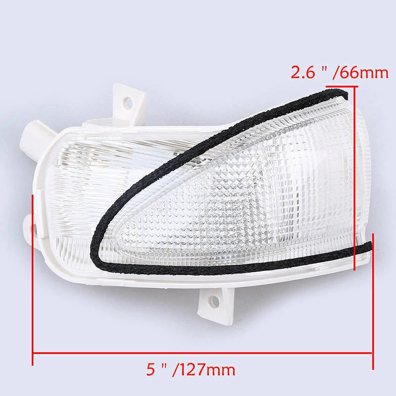 4 x Rearview Mirror Cover LED Turn Signal Light for Honda Fit Jazz (2009-2013)