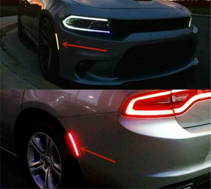 4PCS Smoked Lens LED Side Marker Lights for Dodge Charger (2015-2023)