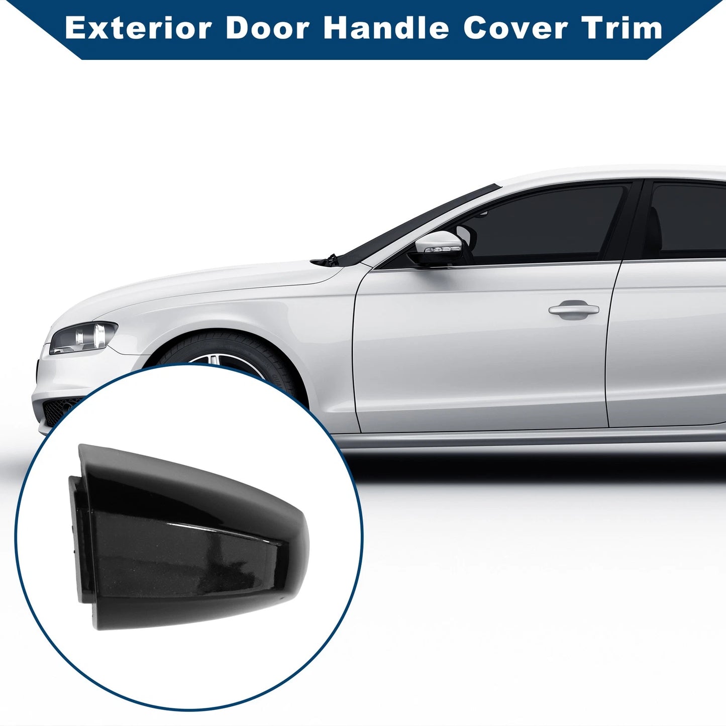 Exterior Door Handle Cover Trim for BMW X1 X5 F15 X6 F16 (2014-2019) Blue ABS