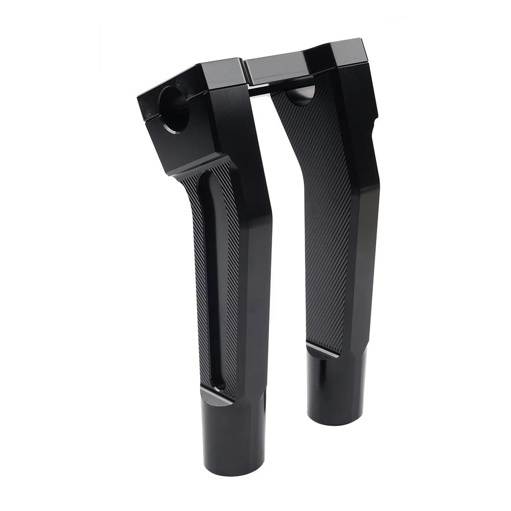 8.46" Black Pullback Handlebar Risers Clamp for Harley