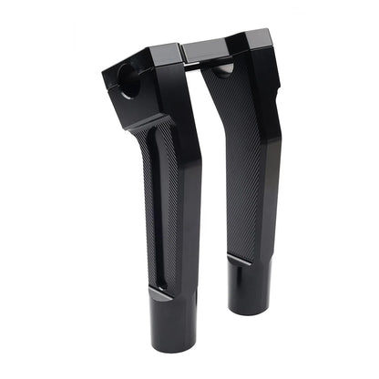 8.46" Black Pullback Handlebar Risers Clamp for Harley