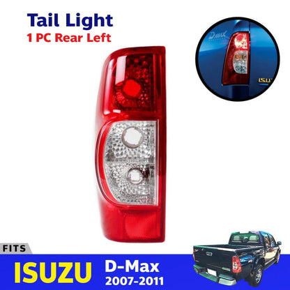 Left Tail Lights Rear Lamp Fits Isuzu D-Max Holden Rodeo Ute Pickup 2007-2011
