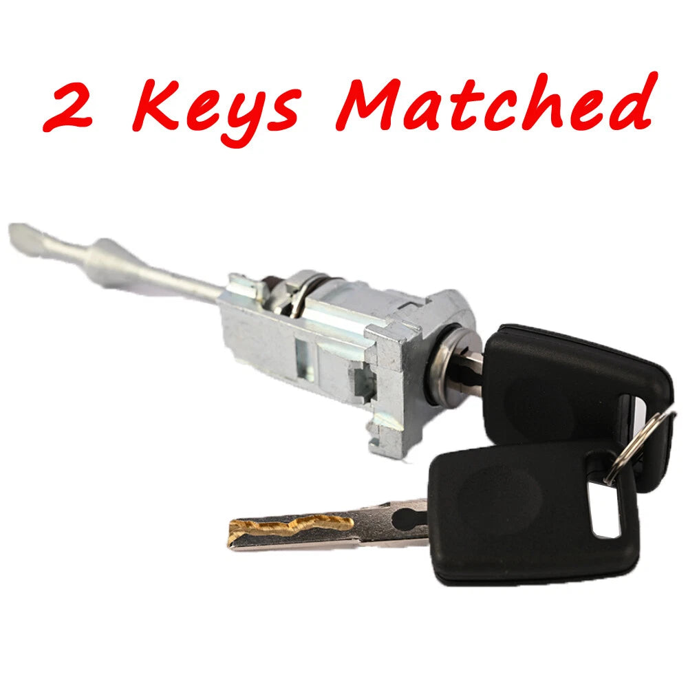 Front Left Driver Side Door Lock Cylinder 2 Keys for AUDI Q7 (2007-2015)