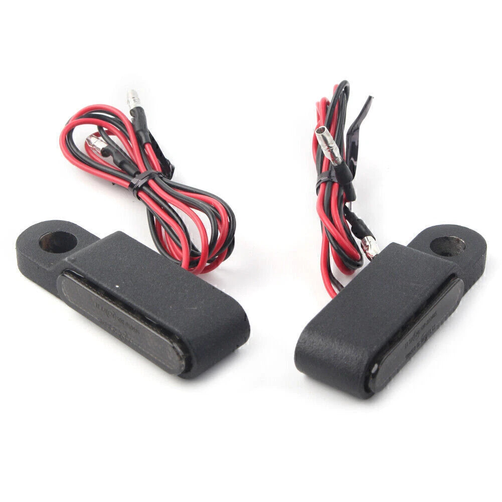 2 x Mini LED Turn Signal Amber Blinker Lights for Motorcycle (No Year Specified)