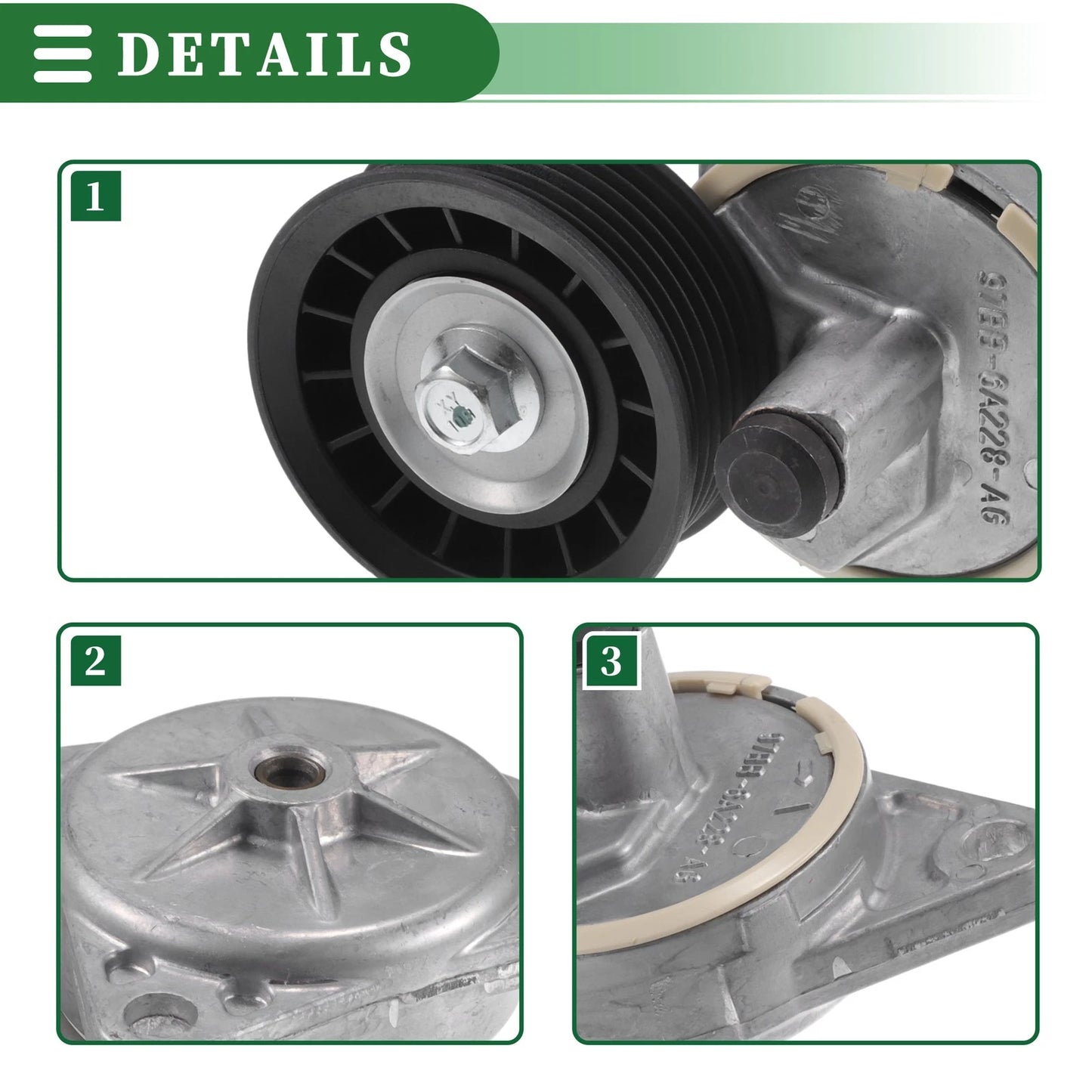 Engine Belt Tensioner Pulley for Ford Escape (2001-2004)