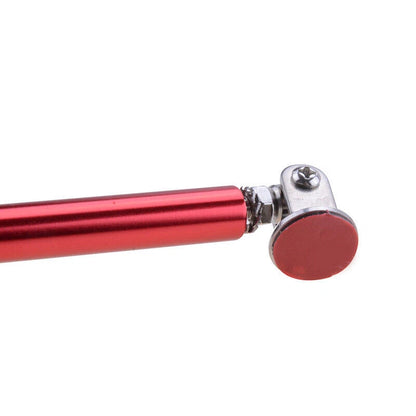 2 x Red Universal Car Front Bumper Lip Splitter Rod Strut Tie Bar Support