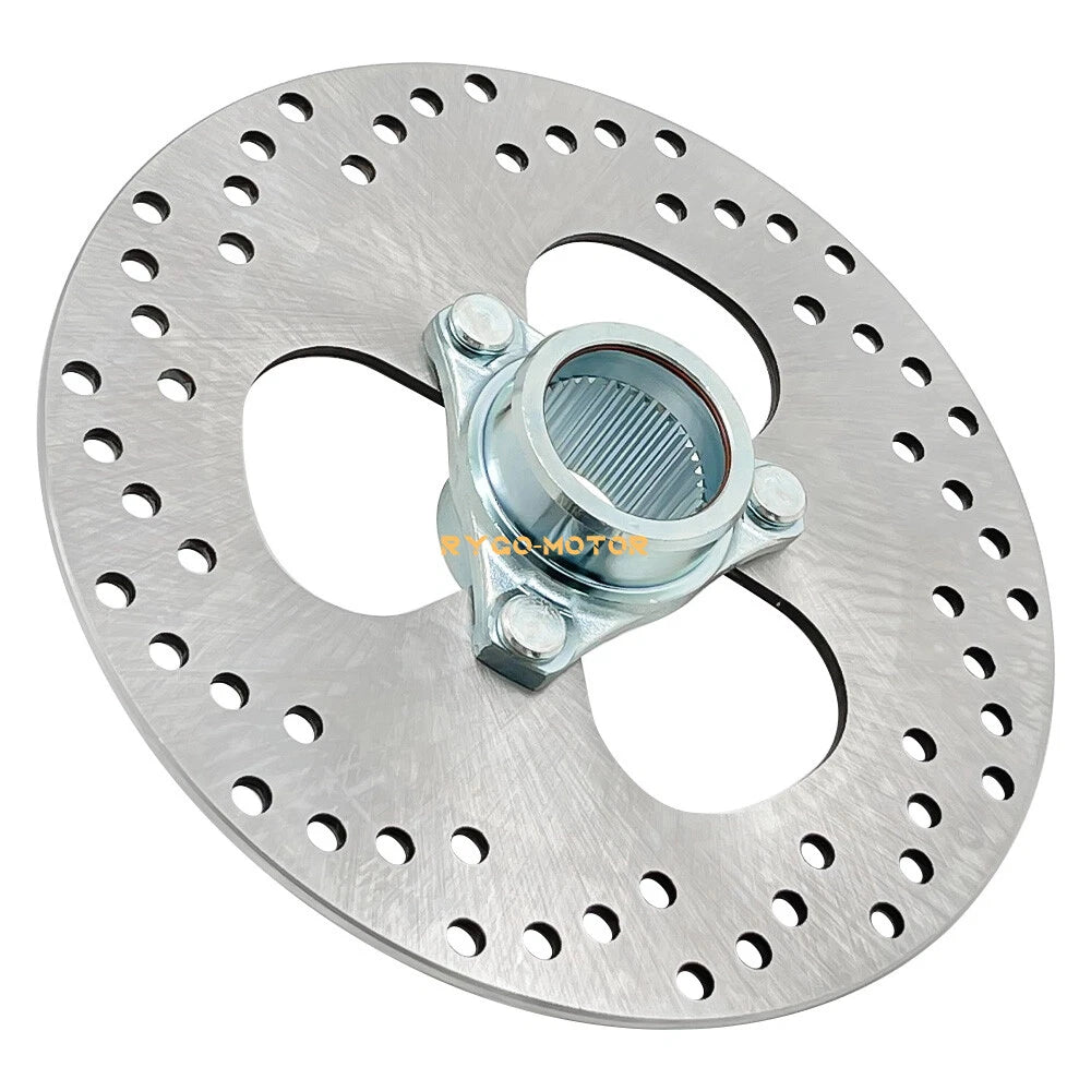 Rear Brake Rotor Disc & Flange Hub for Honda FourTrax 250 TRX250X 2x4 (1987–1992)