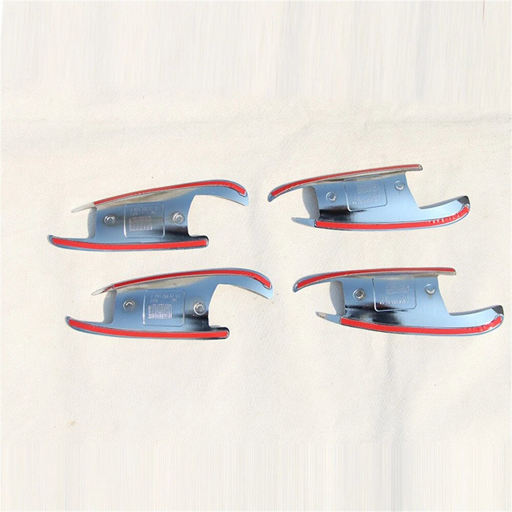 4 Pcs Chrome Door Handle Bowl Cover Trim for Benz B C E GLK ML GL GLE GLS