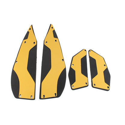 Gold Aluminum Floorboard Kit for Yamaha XMAX 250 300 400 (2017-2023)