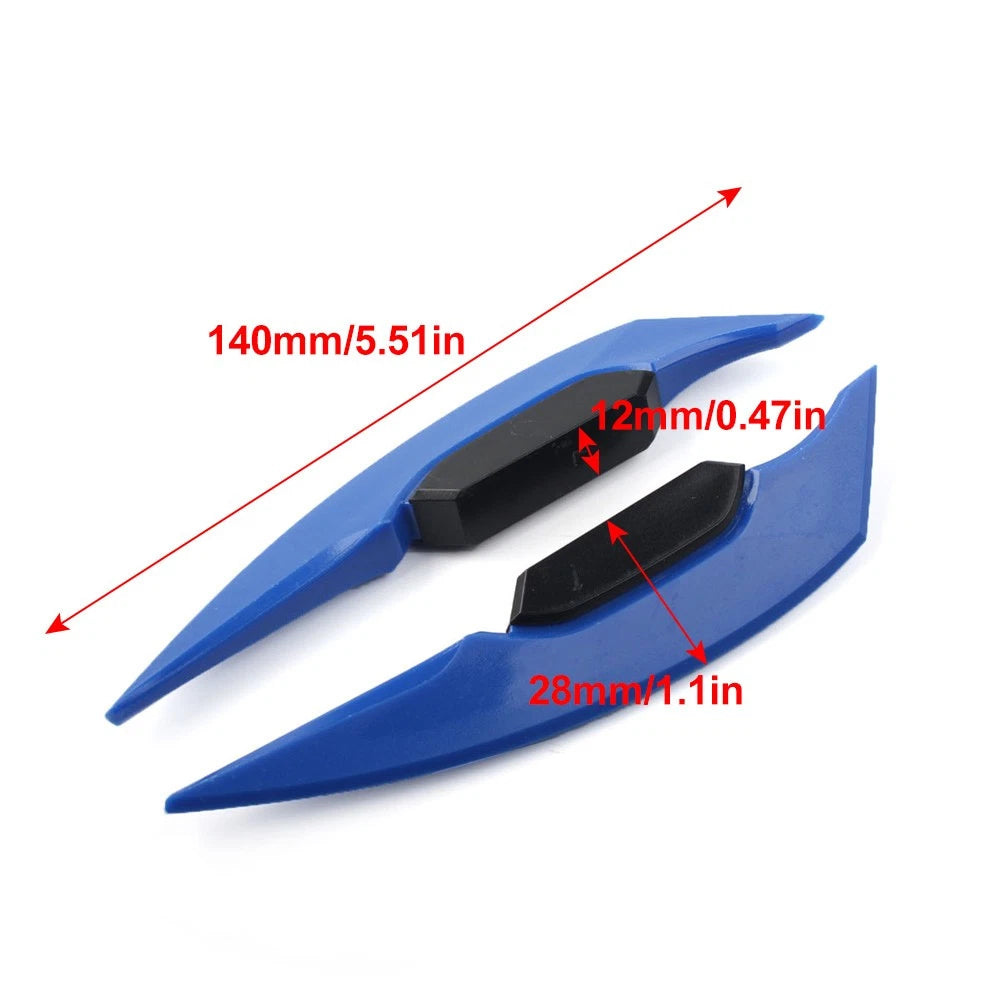Universal Front Fairing Winglets Side Spoiler Kit for Make & Model