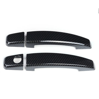 Carbon Fiber Style Door Handle Cover Trim for Chevrolet Camaro (2010–2015)