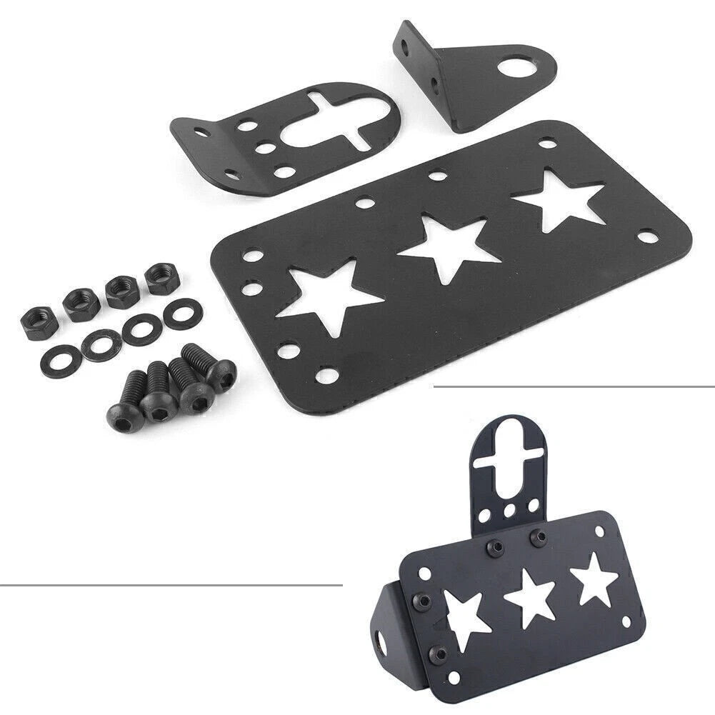 Motorcycle Rear Tail Light License Plate Holder for Harley Chopper
