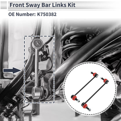 Front Stabilizer Bar Links 2 Pcs for DODGE JOURNEY (2009-2020)