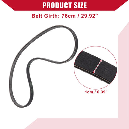 Serpentine Belt for Toyota Camry 1992 DLX LE SE XLE 2.2L (1992) 2 x Pieces