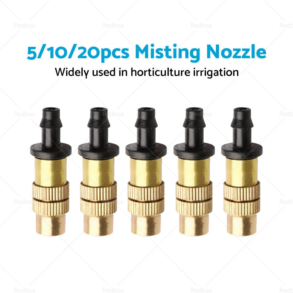 Brass Spray Misting Nozzle for Garden Irrigation (5-20x)