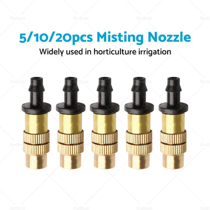 Brass Spray Misting Nozzle for Garden Irrigation (5-20x)