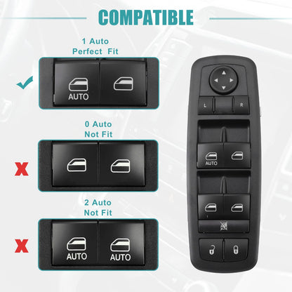 Front Left Driver Side Power Window Switch for Dodge Journey