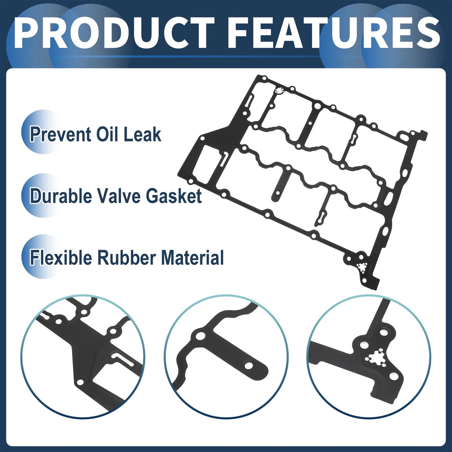 Valve Cover Gasket for Ford Fiesta VII (Hj, Hf 1.5 ST Ecoboost)