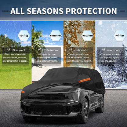 Waterproof Aluminum Film Car Cover for Kia EV9 (2024)